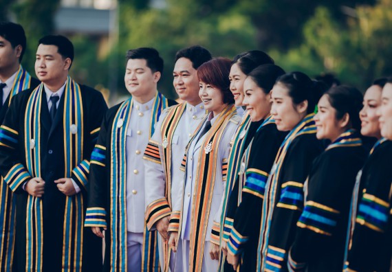 ภาพกิจกรรม คณะวิทยาศาสตร์และเทคโนโลยี จัดพิธีฝึกซ้อมรับพระราชทานปริญญาบัตร กลุ่มย่อย คณะวิทยาศาสตร์และเทคโนโลยี ประจำปีการศึกษา 2559-2560