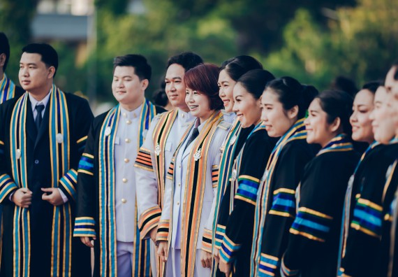 ภาพกิจกรรม คณะวิทยาศาสตร์และเทคโนโลยี จัดพิธีฝึกซ้อมรับพระราชทานปริญญาบัตร กลุ่มย่อย คณะวิทยาศาสตร์และเทคโนโลยี ประจำปีการศึกษา 2559-2560