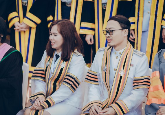 ภาพกิจกรรม คณะวิทยาศาสตร์และเทคโนโลยี จัดพิธีฝึกซ้อมรับพระราชทานปริญญาบัตร กลุ่มย่อย คณะวิทยาศาสตร์และเทคโนโลยี ประจำปีการศึกษา 2559-2560