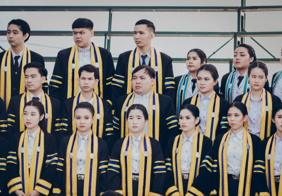 ภาพกิจกรรม คณะวิทยาศาสตร์และเทคโนโลยี จัดพิธีฝึกซ้อมรับพระราชทานปริญญาบัตร กลุ่มย่อย คณะวิทยาศาสตร์และเทคโนโลยี ประจำปีการศึกษา 2559-2560