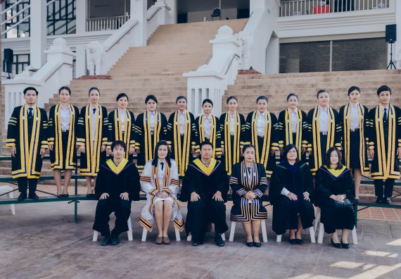 ภาพกิจกรรม คณะวิทยาศาสตร์และเทคโนโลยี จัดพิธีฝึกซ้อมรับพระราชทานปริญญาบัตร กลุ่มย่อย คณะวิทยาศาสตร์และเทคโนโลยี ประจำปีการศึกษา 2559-2560