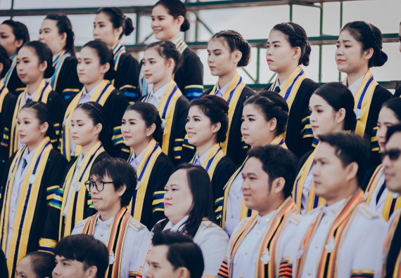 ภาพกิจกรรม คณะวิทยาศาสตร์และเทคโนโลยี จัดพิธีฝึกซ้อมรับพระราชทานปริญญาบัตร กลุ่มย่อย คณะวิทยาศาสตร์และเทคโนโลยี ประจำปีการศึกษา 2559-2560