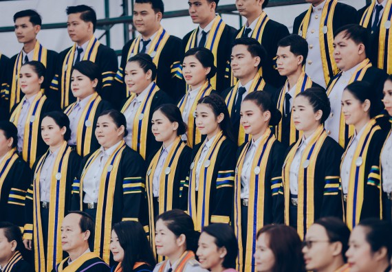 ภาพกิจกรรม คณะวิทยาศาสตร์และเทคโนโลยี จัดพิธีฝึกซ้อมรับพระราชทานปริญญาบัตร กลุ่มย่อย คณะวิทยาศาสตร์และเทคโนโลยี ประจำปีการศึกษา 2559-2560