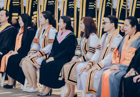 ภาพกิจกรรม คณะวิทยาศาสตร์และเทคโนโลยี จัดพิธีฝึกซ้อมรับพระราชทานปริญญาบัตร กลุ่มย่อย คณะวิทยาศาสตร์และเทคโนโลยี ประจำปีการศึกษา 2559-2560