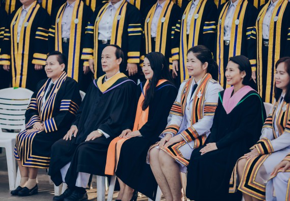 ภาพกิจกรรม คณะวิทยาศาสตร์และเทคโนโลยี จัดพิธีฝึกซ้อมรับพระราชทานปริญญาบัตร กลุ่มย่อย คณะวิทยาศาสตร์และเทคโนโลยี ประจำปีการศึกษา 2559-2560