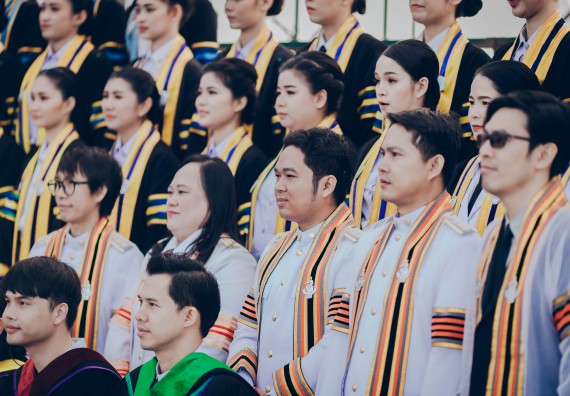 ภาพกิจกรรม คณะวิทยาศาสตร์และเทคโนโลยี จัดพิธีฝึกซ้อมรับพระราชทานปริญญาบัตร กลุ่มย่อย คณะวิทยาศาสตร์และเทคโนโลยี ประจำปีการศึกษา 2559-2560