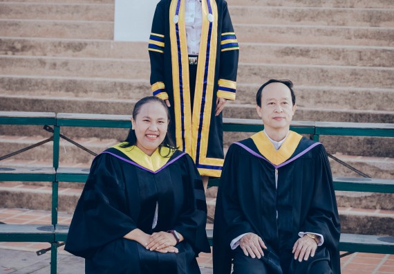 ภาพกิจกรรม คณะวิทยาศาสตร์และเทคโนโลยี จัดพิธีฝึกซ้อมรับพระราชทานปริญญาบัตร กลุ่มย่อย คณะวิทยาศาสตร์และเทคโนโลยี ประจำปีการศึกษา 2559-2560