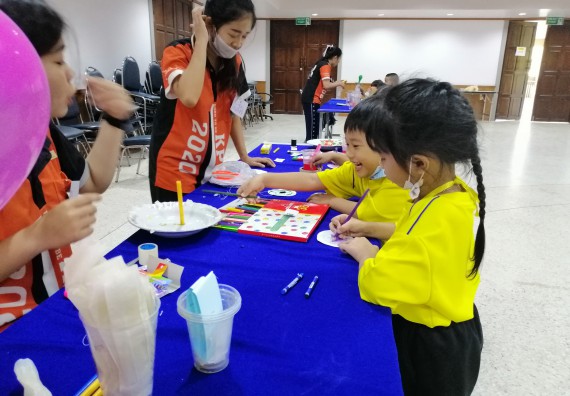 ภาพกิจกรรม คณะวิทยาศาสตร์และเทคโนโลยี จัดค่ายวิทยาศาสตร์โรงเรียนสาธิตฯ ระดับอนุบาล 1-2