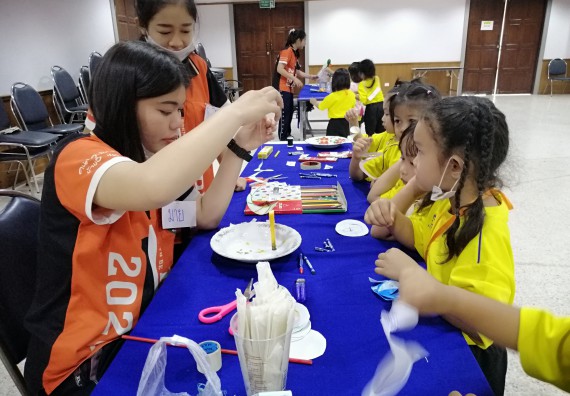 ภาพกิจกรรม คณะวิทยาศาสตร์และเทคโนโลยี จัดค่ายวิทยาศาสตร์โรงเรียนสาธิตฯ ระดับอนุบาล 1-2