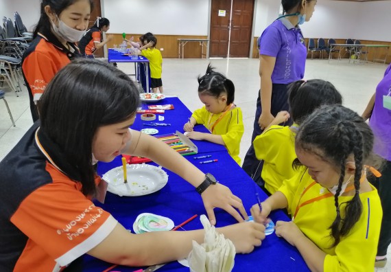 ภาพกิจกรรม คณะวิทยาศาสตร์และเทคโนโลยี จัดค่ายวิทยาศาสตร์โรงเรียนสาธิตฯ ระดับอนุบาล 1-2