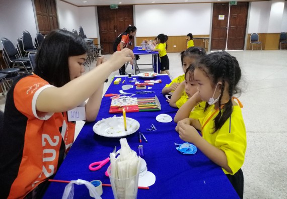 ภาพกิจกรรม คณะวิทยาศาสตร์และเทคโนโลยี จัดค่ายวิทยาศาสตร์โรงเรียนสาธิตฯ ระดับอนุบาล 1-2