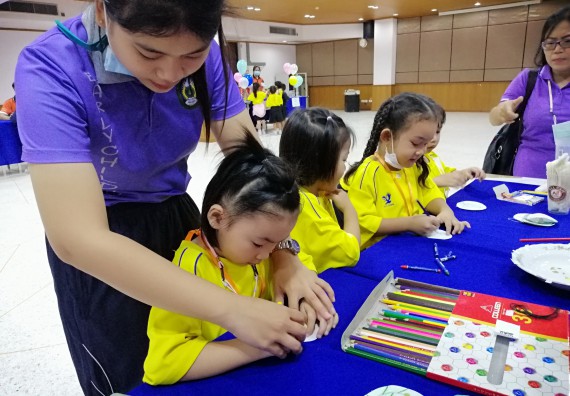ภาพกิจกรรม คณะวิทยาศาสตร์และเทคโนโลยี จัดค่ายวิทยาศาสตร์โรงเรียนสาธิตฯ ระดับอนุบาล 1-2