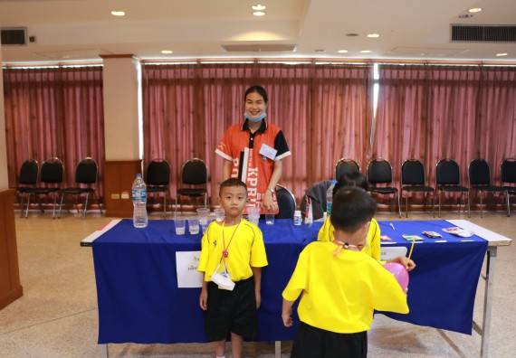 ภาพกิจกรรม คณะวิทยาศาสตร์และเทคโนโลยี จัดค่ายวิทยาศาสตร์โรงเรียนสาธิตฯ ระดับอนุบาล 1-2