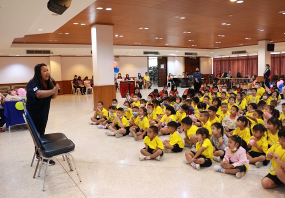 ภาพกิจกรรม คณะวิทยาศาสตร์และเทคโนโลยี จัดค่ายวิทยาศาสตร์โรงเรียนสาธิตฯ ระดับอนุบาล 1-2