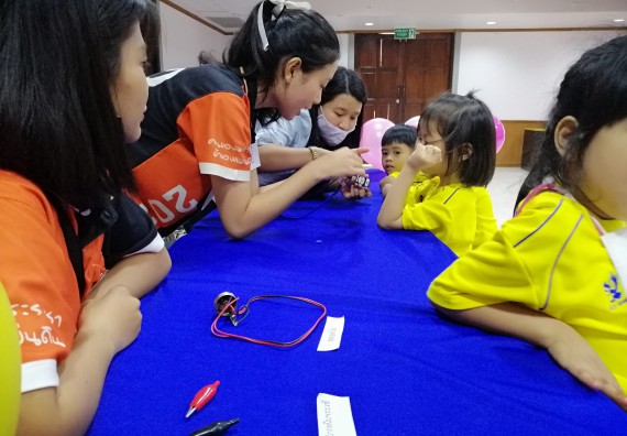 ภาพกิจกรรม คณะวิทยาศาสตร์และเทคโนโลยี จัดค่ายวิทยาศาสตร์โรงเรียนสาธิตฯ ระดับอนุบาล 1-2