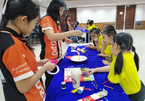 ภาพกิจกรรม คณะวิทยาศาสตร์และเทคโนโลยี จัดค่ายวิทยาศาสตร์โรงเรียนสาธิตฯ ระดับอนุบาล 1-2