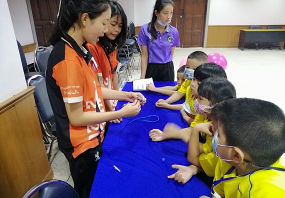 ภาพกิจกรรม คณะวิทยาศาสตร์และเทคโนโลยี จัดค่ายวิทยาศาสตร์โรงเรียนสาธิตฯ ระดับอนุบาล 1-2