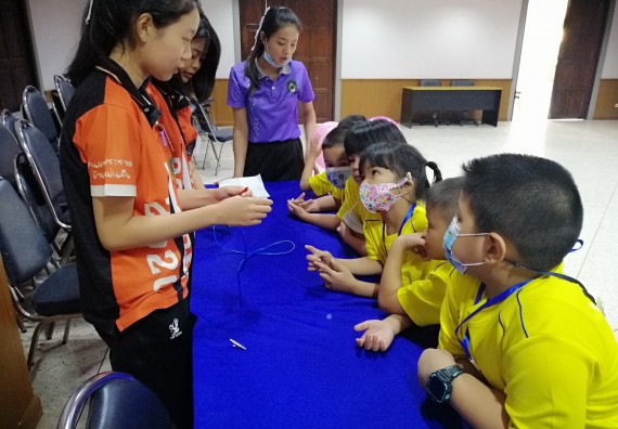 ภาพกิจกรรม คณะวิทยาศาสตร์และเทคโนโลยี จัดค่ายวิทยาศาสตร์โรงเรียนสาธิตฯ ระดับอนุบาล 1-2