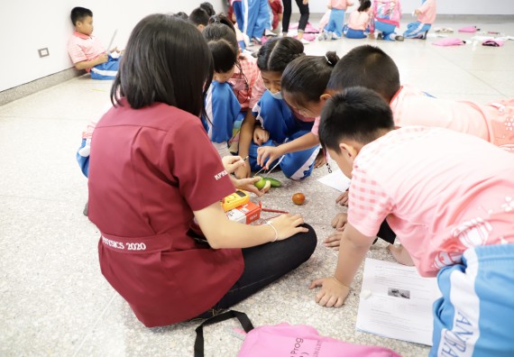 ภาพกิจกรรม  คณะวิทยาศาสตร์และเทคโนโลยี จัดค่ายวิทยาศาสตร์โรงเรียนอนุบาลกำแพงเพชร ระดับชั้นประถมศึกษาปีที่ 1-3