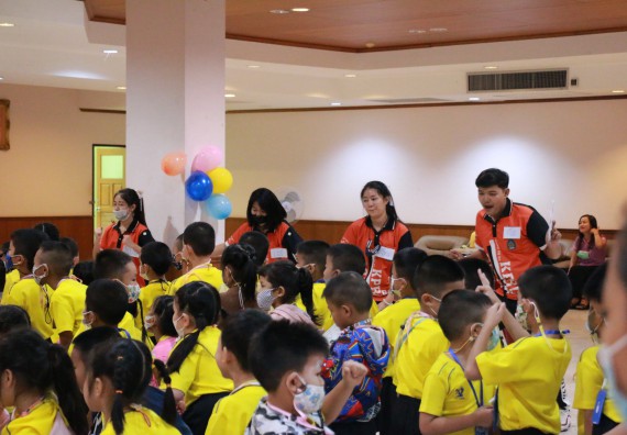 ภาพกิจกรรม คณะวิทยาศาสตร์และเทคโนโลยี จัดค่ายวิทยาศาสตร์โรงเรียนสาธิตฯ ระดับอนุบาล 1-2