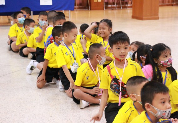 ภาพกิจกรรม คณะวิทยาศาสตร์และเทคโนโลยี จัดค่ายวิทยาศาสตร์โรงเรียนสาธิตฯ ระดับอนุบาล 1-2