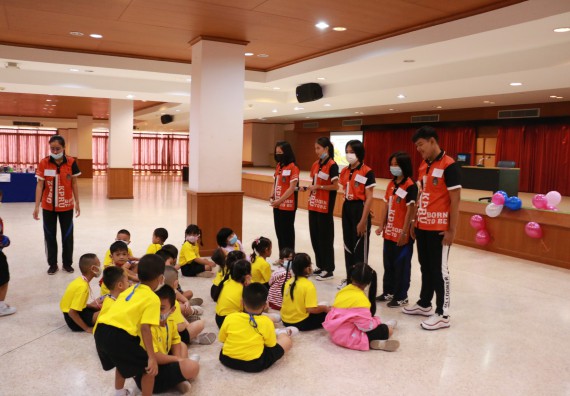 ภาพกิจกรรม คณะวิทยาศาสตร์และเทคโนโลยี จัดค่ายวิทยาศาสตร์โรงเรียนสาธิตฯ ระดับอนุบาล 1-2