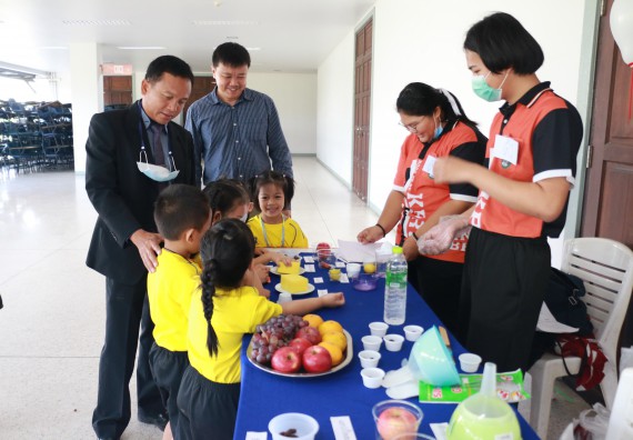 ภาพกิจกรรม คณะวิทยาศาสตร์และเทคโนโลยี จัดค่ายวิทยาศาสตร์โรงเรียนสาธิตฯ ระดับอนุบาล 1-2