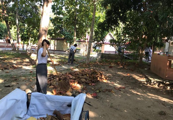 ภาพกิจกรรม โปแกรมวิชาสาธารณสุขศาสตร์ จัดอบรมเสริมทักษะทางด้านคุณธรรมและจริยธรรม ตามโครงการพัฒนาคุณลักษณะนักศึกษาโปรแกรมวิชาสาธารณสุขศาสตร์