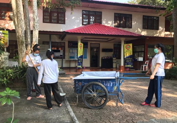 ภาพกิจกรรม โปแกรมวิชาสาธารณสุขศาสตร์ จัดอบรมเสริมทักษะทางด้านคุณธรรมและจริยธรรม ตามโครงการพัฒนาคุณลักษณะนักศึกษาโปรแกรมวิชาสาธารณสุขศาสตร์