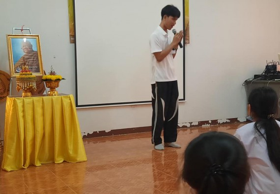 ภาพกิจกรรม โปแกรมวิชาสาธารณสุขศาสตร์ จัดอบรมเสริมทักษะทางด้านคุณธรรมและจริยธรรม ตามโครงการพัฒนาคุณลักษณะนักศึกษาโปรแกรมวิชาสาธารณสุขศาสตร์