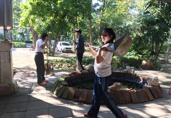 ภาพกิจกรรม โปแกรมวิชาสาธารณสุขศาสตร์ จัดอบรมเสริมทักษะทางด้านคุณธรรมและจริยธรรม ตามโครงการพัฒนาคุณลักษณะนักศึกษาโปรแกรมวิชาสาธารณสุขศาสตร์