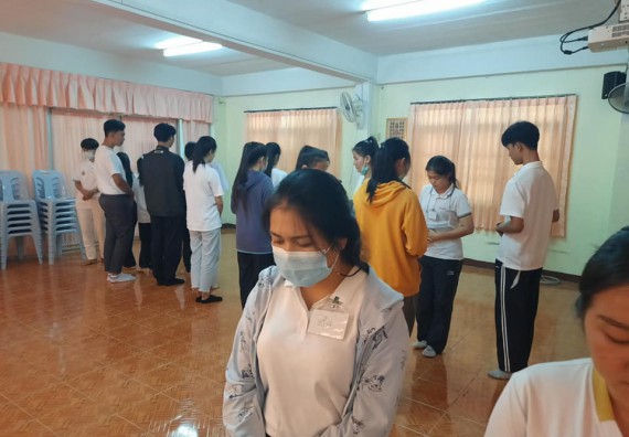 ภาพกิจกรรม โปแกรมวิชาสาธารณสุขศาสตร์ จัดอบรมเสริมทักษะทางด้านคุณธรรมและจริยธรรม ตามโครงการพัฒนาคุณลักษณะนักศึกษาโปรแกรมวิชาสาธารณสุขศาสตร์