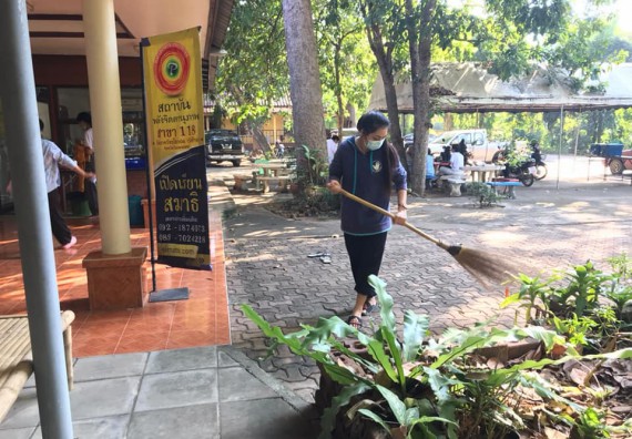 ภาพกิจกรรม โปแกรมวิชาสาธารณสุขศาสตร์ จัดอบรมเสริมทักษะทางด้านคุณธรรมและจริยธรรม ตามโครงการพัฒนาคุณลักษณะนักศึกษาโปรแกรมวิชาสาธารณสุขศาสตร์