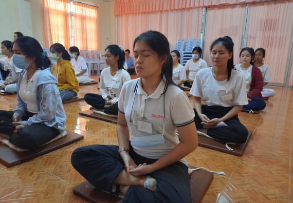 ภาพกิจกรรม โปแกรมวิชาสาธารณสุขศาสตร์ จัดอบรมเสริมทักษะทางด้านคุณธรรมและจริยธรรม ตามโครงการพัฒนาคุณลักษณะนักศึกษาโปรแกรมวิชาสาธารณสุขศาสตร์