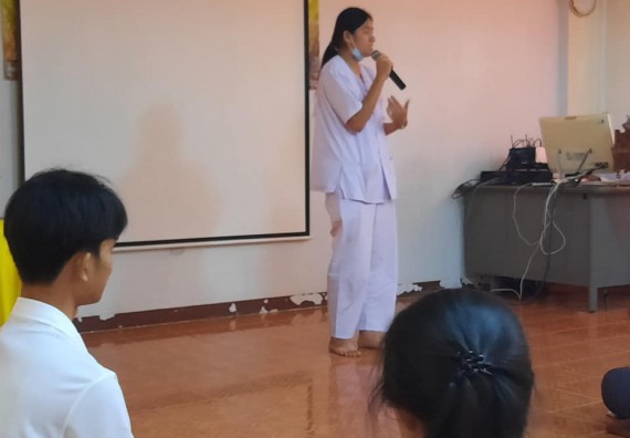 ภาพกิจกรรม โปแกรมวิชาสาธารณสุขศาสตร์ จัดอบรมเสริมทักษะทางด้านคุณธรรมและจริยธรรม ตามโครงการพัฒนาคุณลักษณะนักศึกษาโปรแกรมวิชาสาธารณสุขศาสตร์