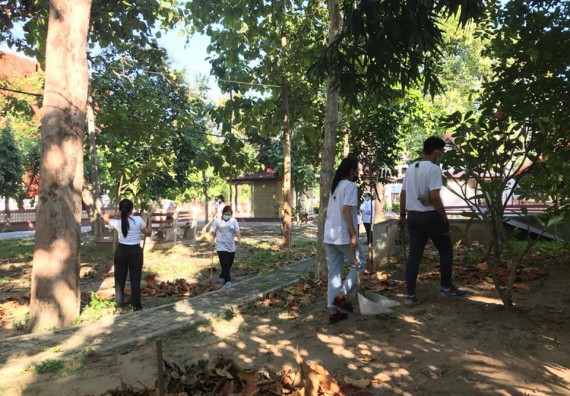 ภาพกิจกรรม โปแกรมวิชาสาธารณสุขศาสตร์ จัดอบรมเสริมทักษะทางด้านคุณธรรมและจริยธรรม ตามโครงการพัฒนาคุณลักษณะนักศึกษาโปรแกรมวิชาสาธารณสุขศาสตร์