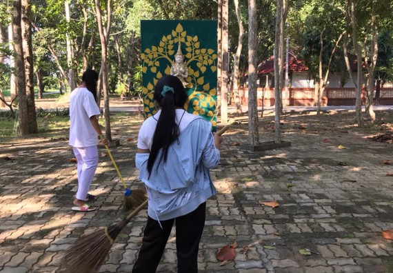 ภาพกิจกรรม โปแกรมวิชาสาธารณสุขศาสตร์ จัดอบรมเสริมทักษะทางด้านคุณธรรมและจริยธรรม ตามโครงการพัฒนาคุณลักษณะนักศึกษาโปรแกรมวิชาสาธารณสุขศาสตร์