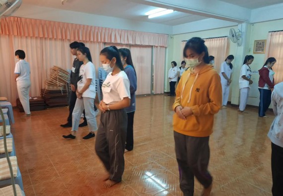 ภาพกิจกรรม โปแกรมวิชาสาธารณสุขศาสตร์ จัดอบรมเสริมทักษะทางด้านคุณธรรมและจริยธรรม ตามโครงการพัฒนาคุณลักษณะนักศึกษาโปรแกรมวิชาสาธารณสุขศาสตร์