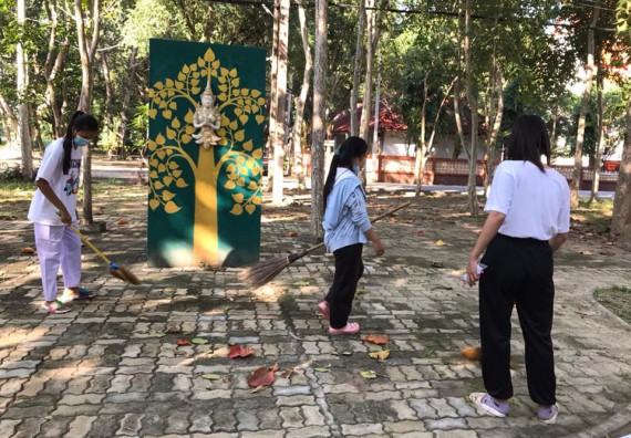ภาพกิจกรรม โปแกรมวิชาสาธารณสุขศาสตร์ จัดอบรมเสริมทักษะทางด้านคุณธรรมและจริยธรรม ตามโครงการพัฒนาคุณลักษณะนักศึกษาโปรแกรมวิชาสาธารณสุขศาสตร์