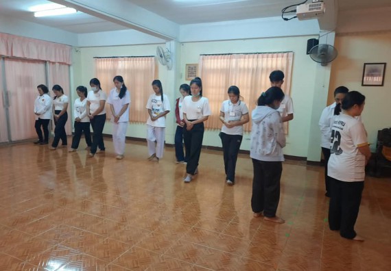 ภาพกิจกรรม โปแกรมวิชาสาธารณสุขศาสตร์ จัดอบรมเสริมทักษะทางด้านคุณธรรมและจริยธรรม ตามโครงการพัฒนาคุณลักษณะนักศึกษาโปรแกรมวิชาสาธารณสุขศาสตร์