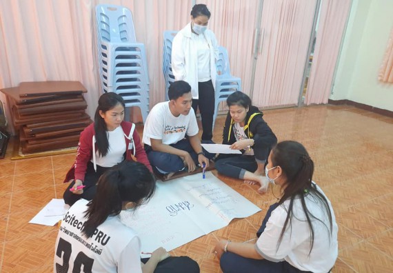 ภาพกิจกรรม โปแกรมวิชาสาธารณสุขศาสตร์ จัดอบรมเสริมทักษะทางด้านคุณธรรมและจริยธรรม ตามโครงการพัฒนาคุณลักษณะนักศึกษาโปรแกรมวิชาสาธารณสุขศาสตร์