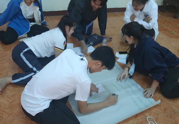 ภาพกิจกรรม โปแกรมวิชาสาธารณสุขศาสตร์ จัดอบรมเสริมทักษะทางด้านคุณธรรมและจริยธรรม ตามโครงการพัฒนาคุณลักษณะนักศึกษาโปรแกรมวิชาสาธารณสุขศาสตร์