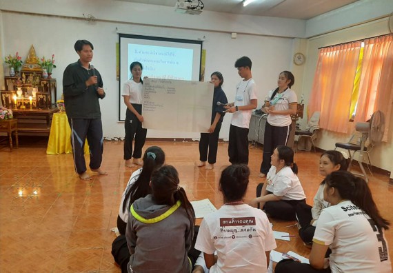 ภาพกิจกรรม โปแกรมวิชาสาธารณสุขศาสตร์ จัดอบรมเสริมทักษะทางด้านคุณธรรมและจริยธรรม ตามโครงการพัฒนาคุณลักษณะนักศึกษาโปรแกรมวิชาสาธารณสุขศาสตร์