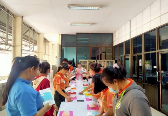 ภาพกิจกรรม โปรแกรมวิชาสาธารณสุขศาสตร์ จัดอบรมการเย็บแผล ตัดไหม