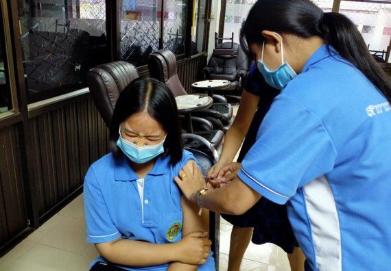 ภาพกิจกรรม  โปรแกรมวิชาสาธารณสุขศาสตร์ จัดอบรมการฉีดยา