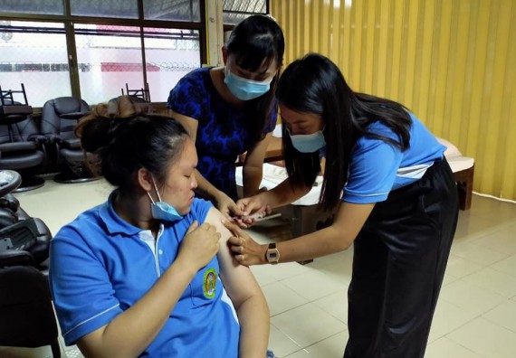 ภาพกิจกรรม  โปรแกรมวิชาสาธารณสุขศาสตร์ จัดอบรมการฉีดยา