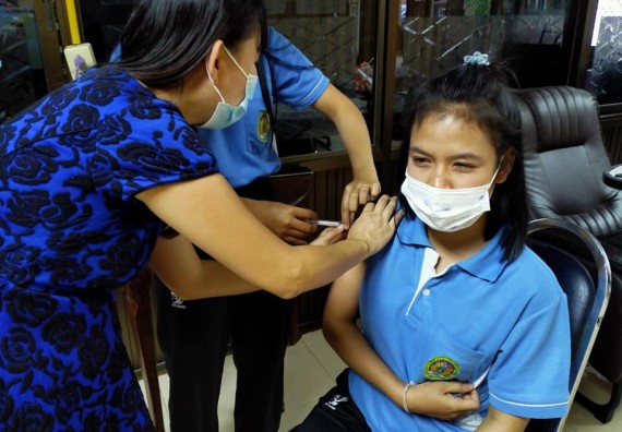 ภาพกิจกรรม  โปรแกรมวิชาสาธารณสุขศาสตร์ จัดอบรมการฉีดยา