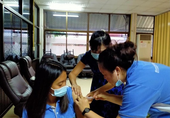 ภาพกิจกรรม  โปรแกรมวิชาสาธารณสุขศาสตร์ จัดอบรมการฉีดยา