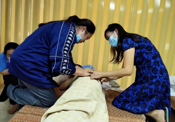 ภาพกิจกรรม  โปรแกรมวิชาสาธารณสุขศาสตร์ จัดอบรมการฉีดยา