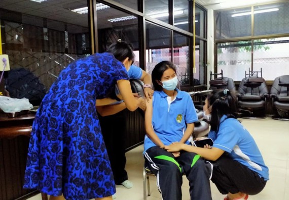 ภาพกิจกรรม  โปรแกรมวิชาสาธารณสุขศาสตร์ จัดอบรมการฉีดยา